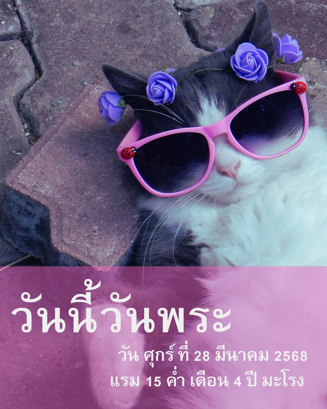 28 มีนาคม 2568 วันนี้วันพระ